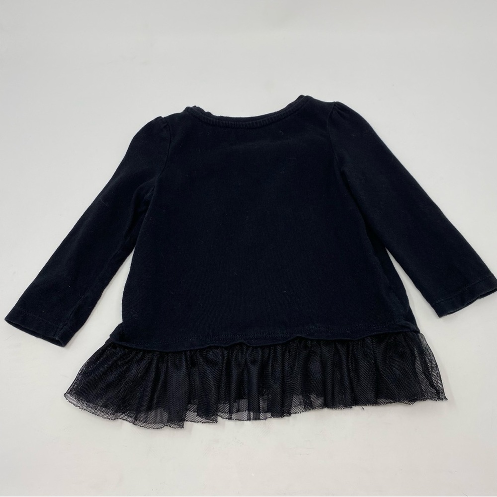 Gymboree Christmas Holiday Shirt Black Love Joy Cheer 12-18 Months - Picture 4 of 8